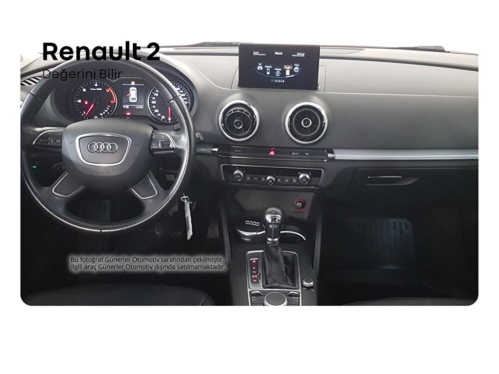 audi, a3, sportback 1.6 tdı ambiente s-tronic, otomatik, dizel 2.el otomobil | renault2 12
