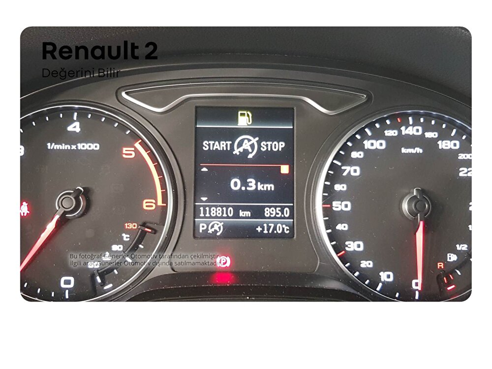 audi, a3, sportback 1.6 tdı ambiente s-tronic, otomatik, dizel 2.el otomobil | renault2 17