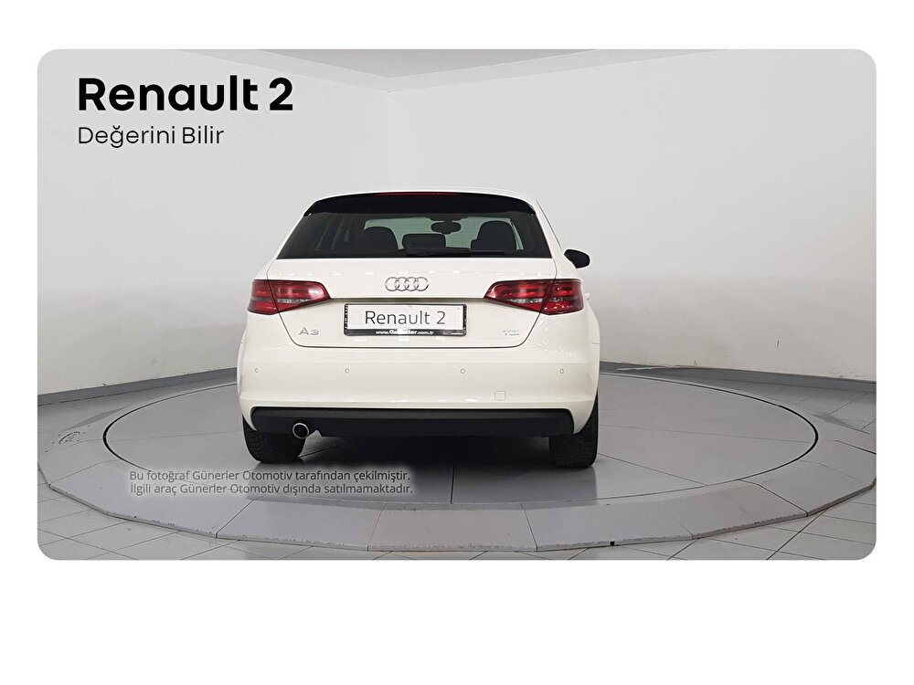audi, a3, sportback 1.6 tdı ambiente s-tronic, otomatik, dizel 2.el otomobil | renault2 3