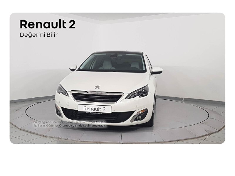 2014 Benzin Otomatik Peugeot 308 Beyaz GÜNERLER